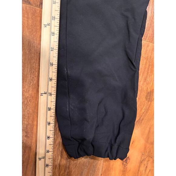 Athleta joggers black snap closure elastic at ankle back pockets women’s size 8 - Picture 11 of 13